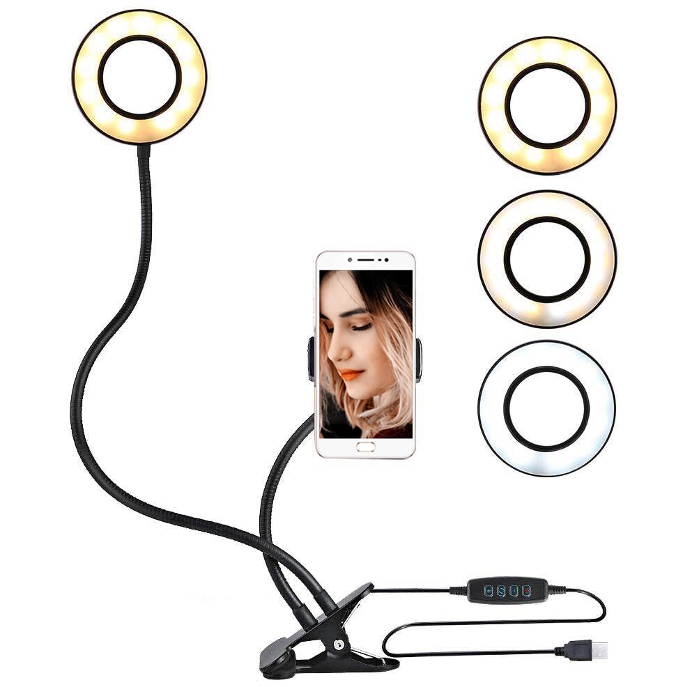 RingTik™  Selfie Led With Phone Holder